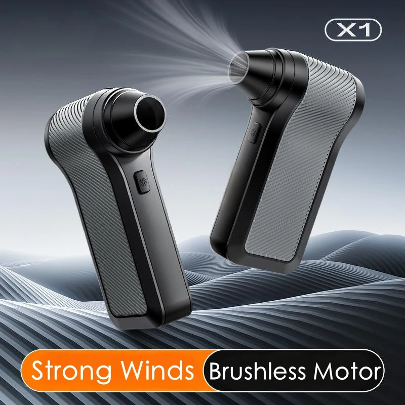Mini Air Blower Fan X1 Brushless Motor Turbo Jet Fan 55m/s Wind Speed Electric Compressed Air Duster Portable Cordless Jet Fan
Mini Air Blower Fan X1 Brushless Motor Turbo Jet Fan 55m/s Wind Speed Electric Compressed Air Duster Portable Cordless Jet Fan