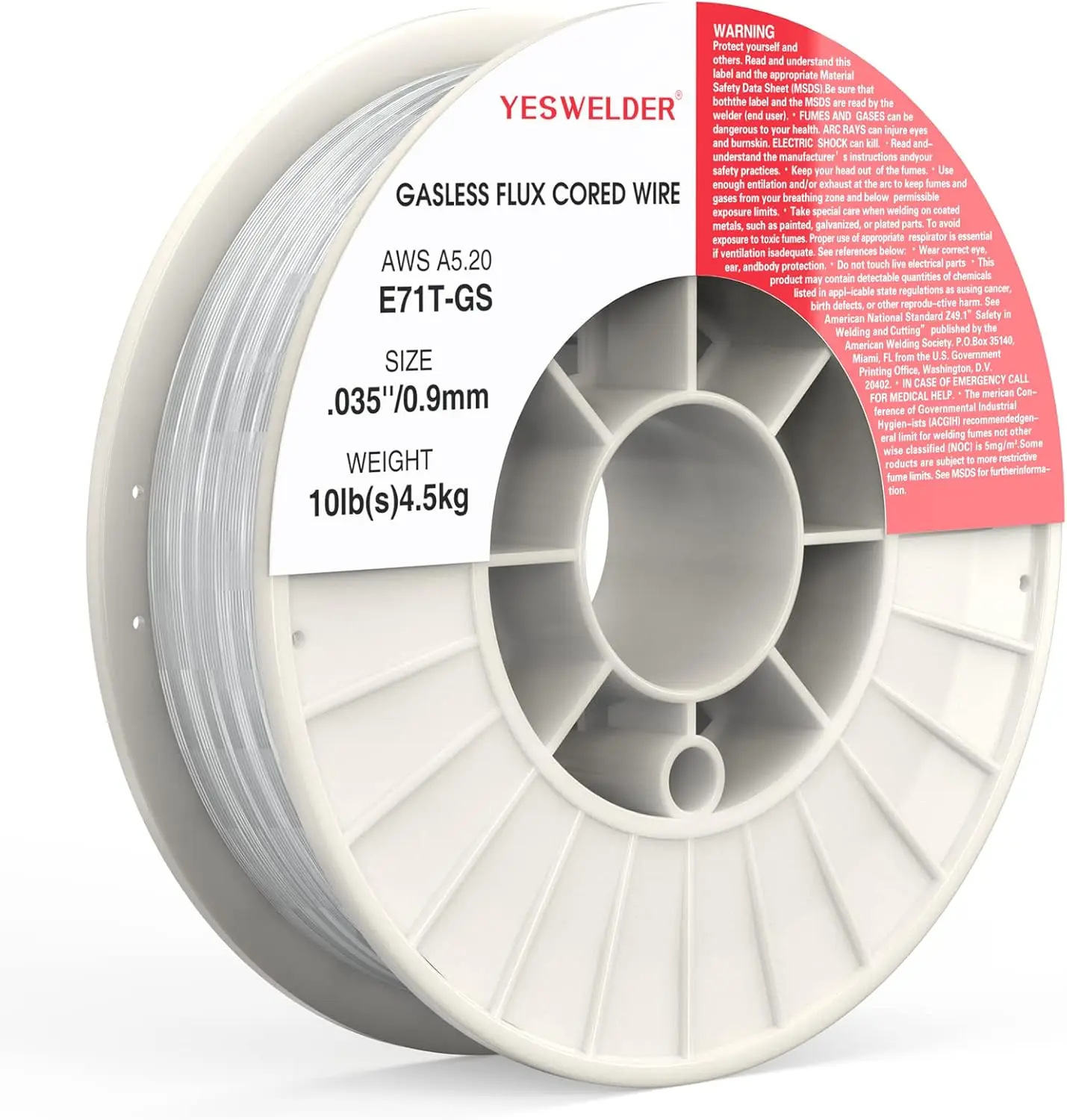 Сварочная проволока Flux Core GaslMIG, E71T-GS, из низкоуглеродистой стали, диаметр 0,035 дюйма, 10 фунтов, на прочной пластиковой катушке из АБС-пластика
Сварочная проволока Flux Core GaslMIG, E71T-GS, из низкоуглеродистой стали, диаметр 0,035 дюйма, 10 фунтов, на прочной пластиковой катушке из АБС-пластика