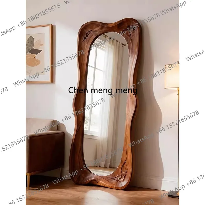 Retro full body wall hanging entrance mirror American living room floor-to-ceiling medium and ancient style fitting mirror
Retro full body wall hanging entrance mirror American living room floor-to-ceiling medium and ancient style fitting mirror