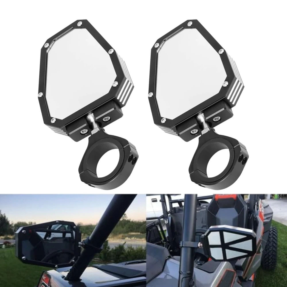 1,75 "UTV боковое зеркало заднего вида, вращающееся крыло, зеркало для Polaris RZR, аксессуары для бездорожья, квадроциклов
1,75 "UTV боковое зеркало заднего вида, вращающееся крыло, зеркало для Polaris RZR, аксессуары для бездорожья, квадроциклов
