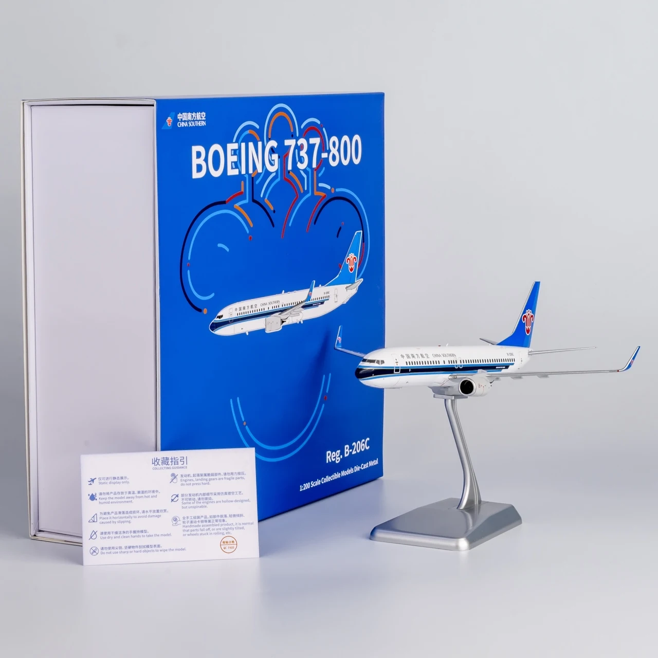 24038 Alloy Collectible Plane Gift NG Model 1:200 China Southern Airlines Boeing B737-800 Diecast Aircraft Jet Model B-206C
24038 Alloy Collectible Plane Gift NG Model 1:200 China Southern Airlines Boeing B737-800 Diecast Aircraft Jet Model B-206C