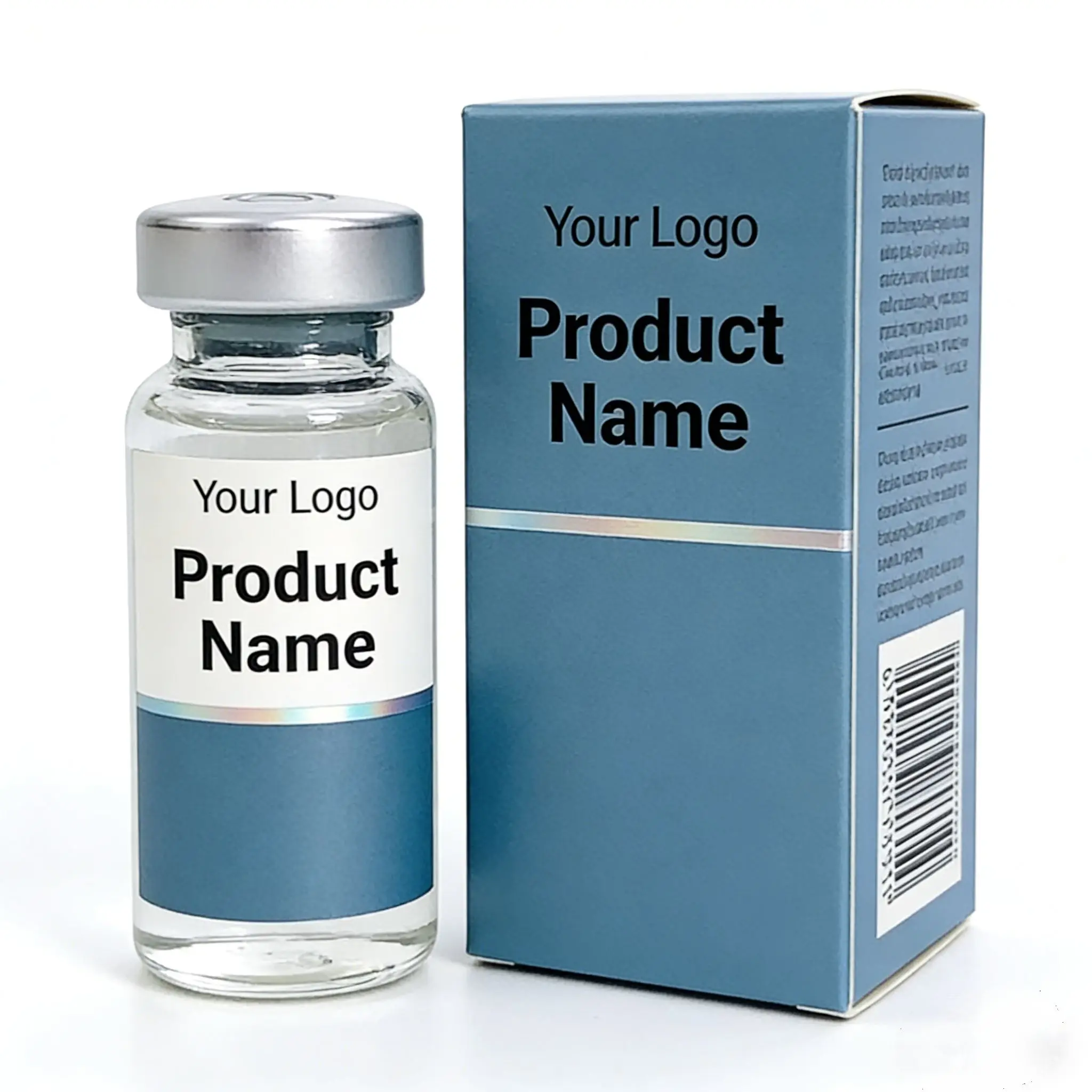 Custom Luxury Oil-Proof Vinyl Stickers And Packaging Boxes For Peptide Pharmaceutical Vials 3ml 5ml 10ml
Custom Luxury Oil-Proof Vinyl Stickers And Packaging Boxes For Peptide Pharmaceutical Vials 3ml 5ml 10ml