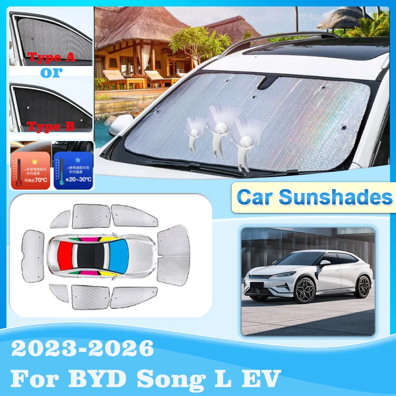 Car Coverage Sunshades For BYD Song L EV 2024 Accessories 2023-2026 Sunscreen Sunshade Covers Curtain Interior Windshield Visors
Car Coverage Sunshades For BYD Song L EV 2024 Accessories 2023-2026 Sunscreen Sunshade Covers Curtain Interior Windshield Visors