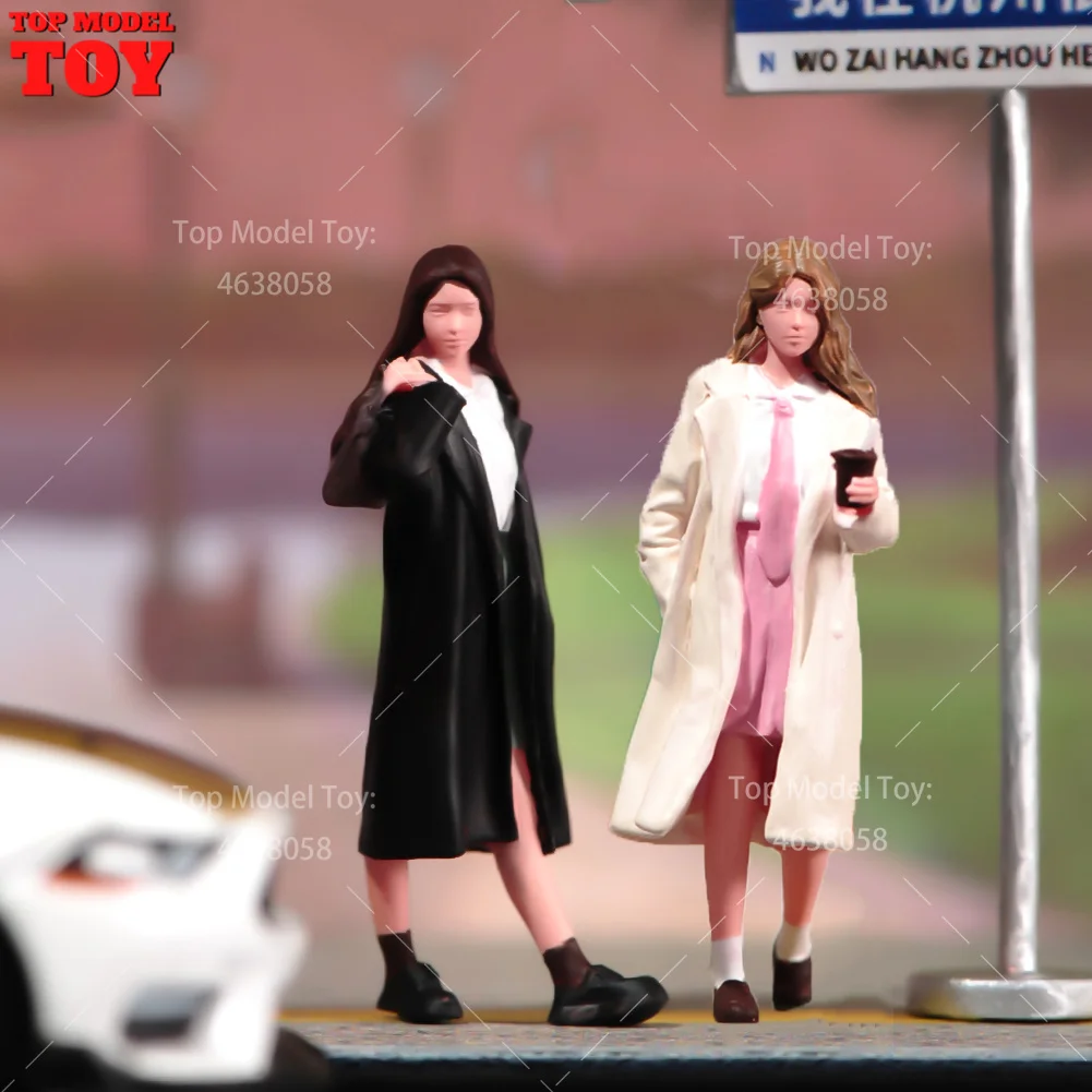 Painted Miniatures 1/64 1/87 1/43 1/18 Fashion Sisters Wear a Coat Female Scene Figure Accessory Unpainted Model For Decorate
Painted Miniatures 1/64 1/87 1/43 1/18 Fashion Sisters Wear a Coat Female Scene Figure Accessory Unpainted Model For Decorate