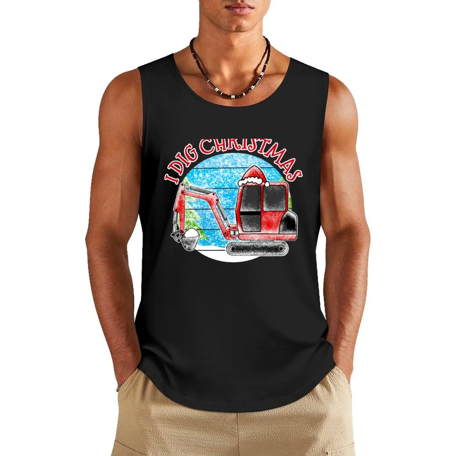 I Dig Christmas Digger Xmas 2022 Tank Top vest for men gym shirt men sports vest
I Dig Christmas Digger Xmas 2022 Tank Top vest for men gym shirt men sports vest