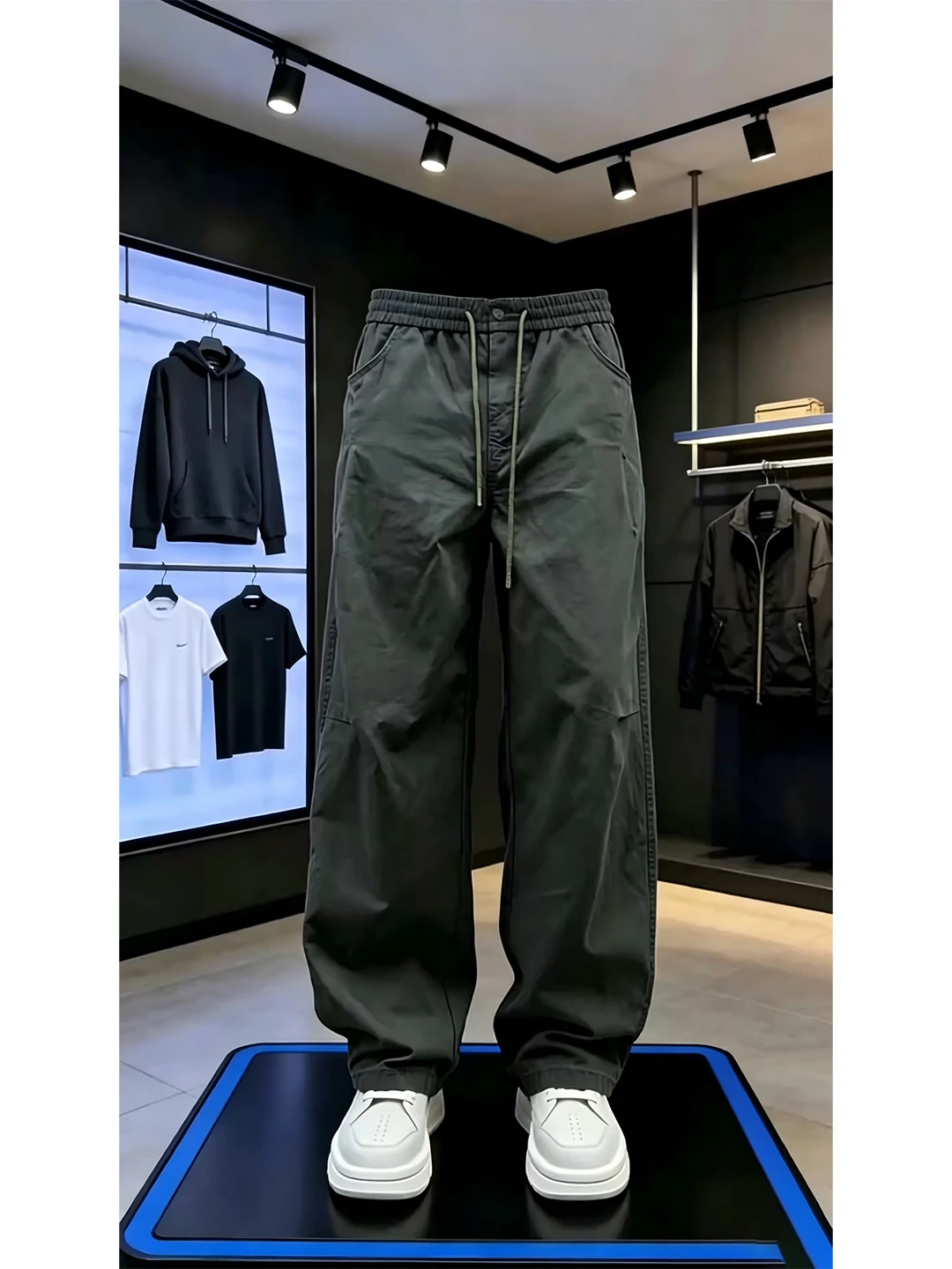 American Military Green Washed Pleated Work Pants Men Summer Thin Loose Wide Leg Straight Casual Knife Pants Loose Fit Straig...
American Military Green Washed Pleated Work Pants Men Summer Thin Loose Wide Leg Straight Casual Knife Pants Loose Fit Straig...