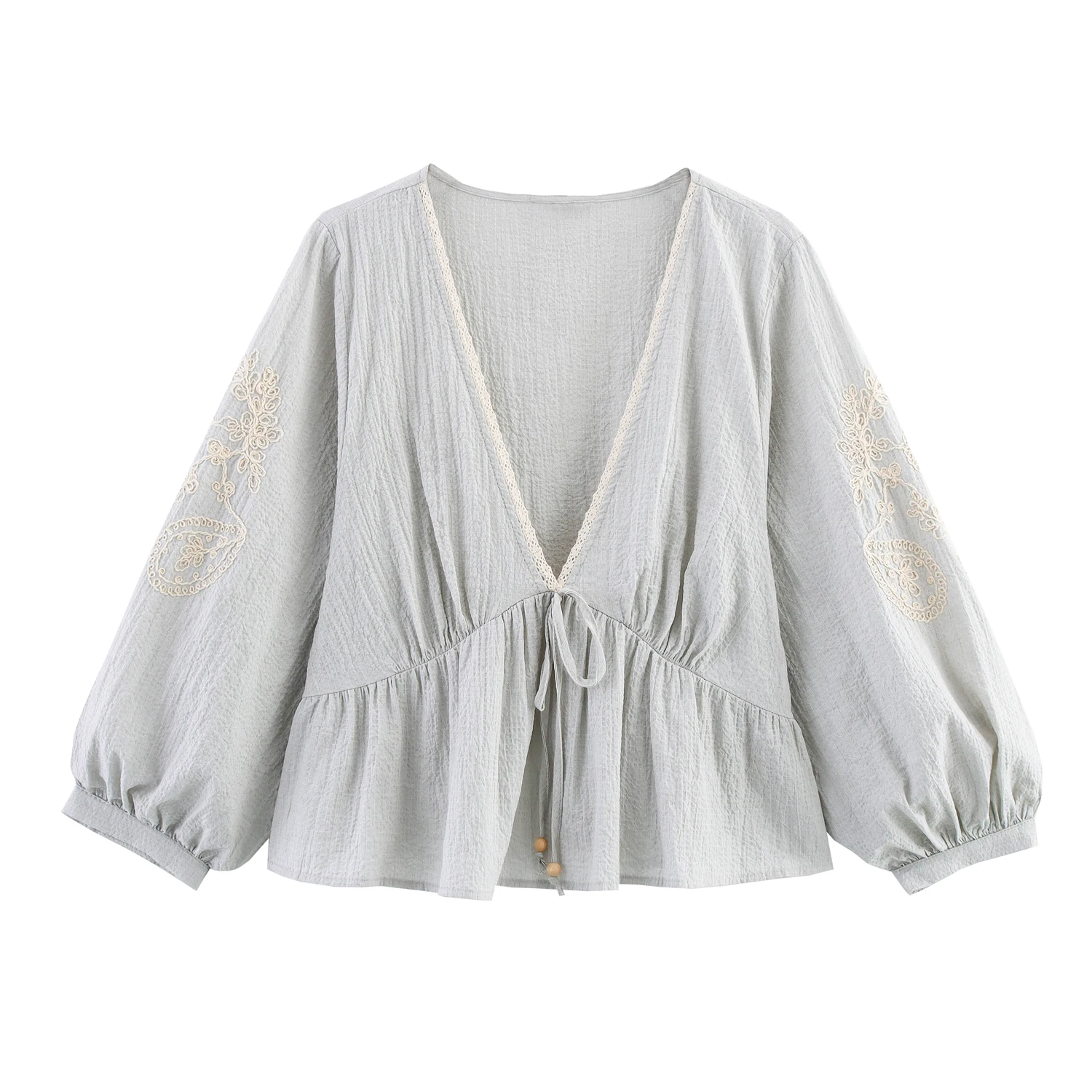 Korejepo 2025 New Women Clothing European American Style Fashionable Simple Vacation Style Embroidered Shirt Top
Korejepo 2025 New Women Clothing European American Style Fashionable Simple Vacation Style Embroidered Shirt Top