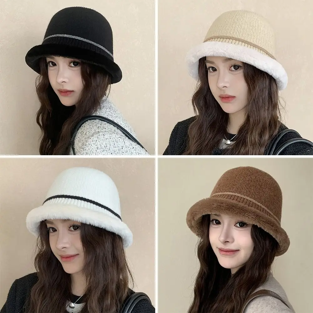 Outdoor Faux Fur Plush Knitted Bucket Hat Plus Velvet Thick Warm Fisherman Cap Soft Fluffy Flat Basin Hat Travel
Outdoor Faux Fur Plush Knitted Bucket Hat Plus Velvet Thick Warm Fisherman Cap Soft Fluffy Flat Basin Hat Travel
