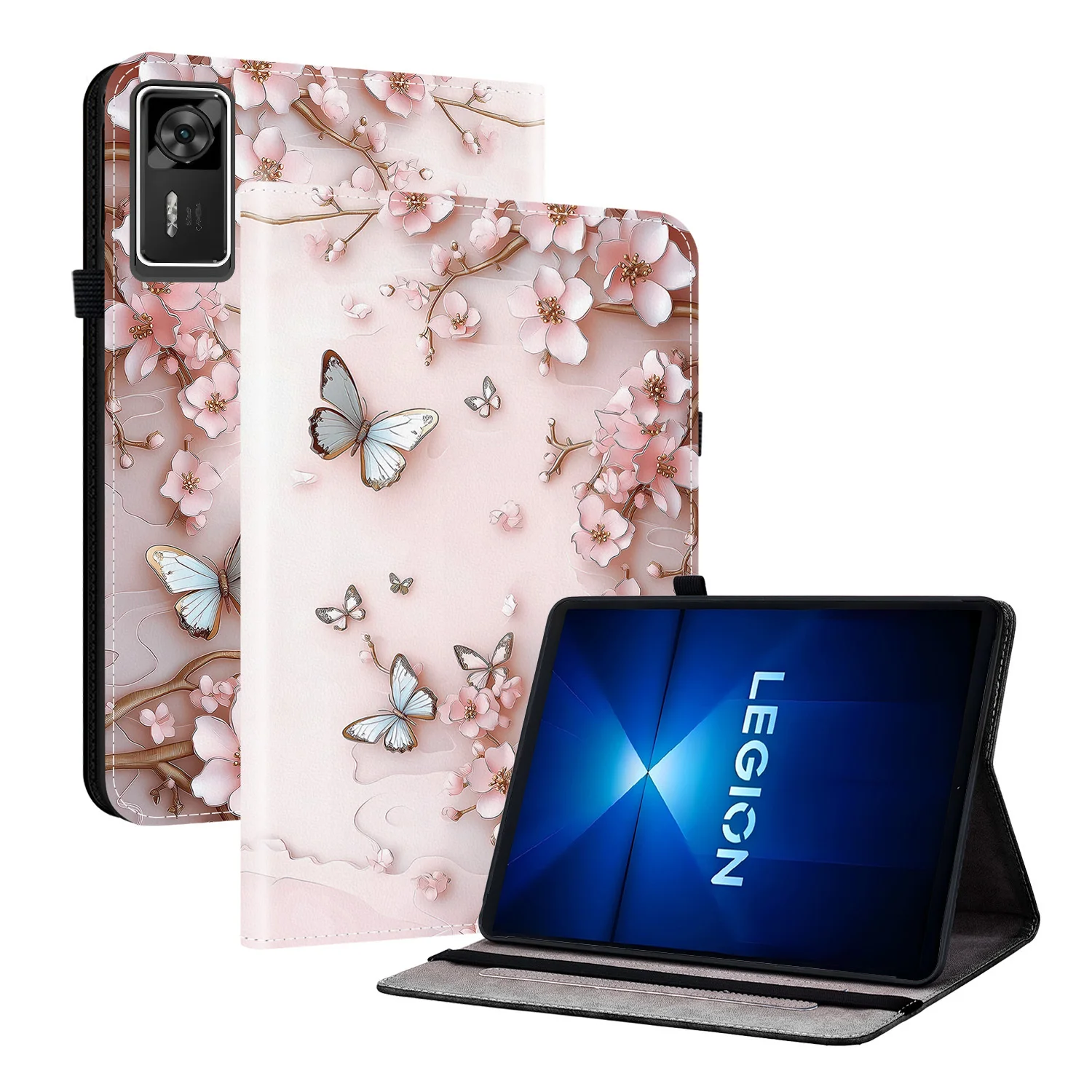 For Lenovo Legion Y700 Gen 4 Leather Case Pattern Printed Stand Tablet Cover with Card Slots - Pink Butterfly
For Lenovo Legion Y700 Gen 4 Leather Case Pattern Printed Stand Tablet Cover with Card Slots - Pink Butterfly