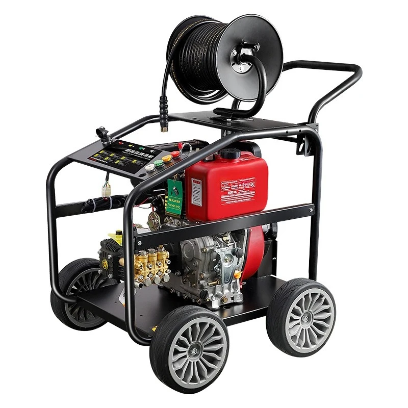 Pipeline dredging ultra-high pressure industrial cleaning machine
Pipeline dredging ultra-high pressure industrial cleaning machine