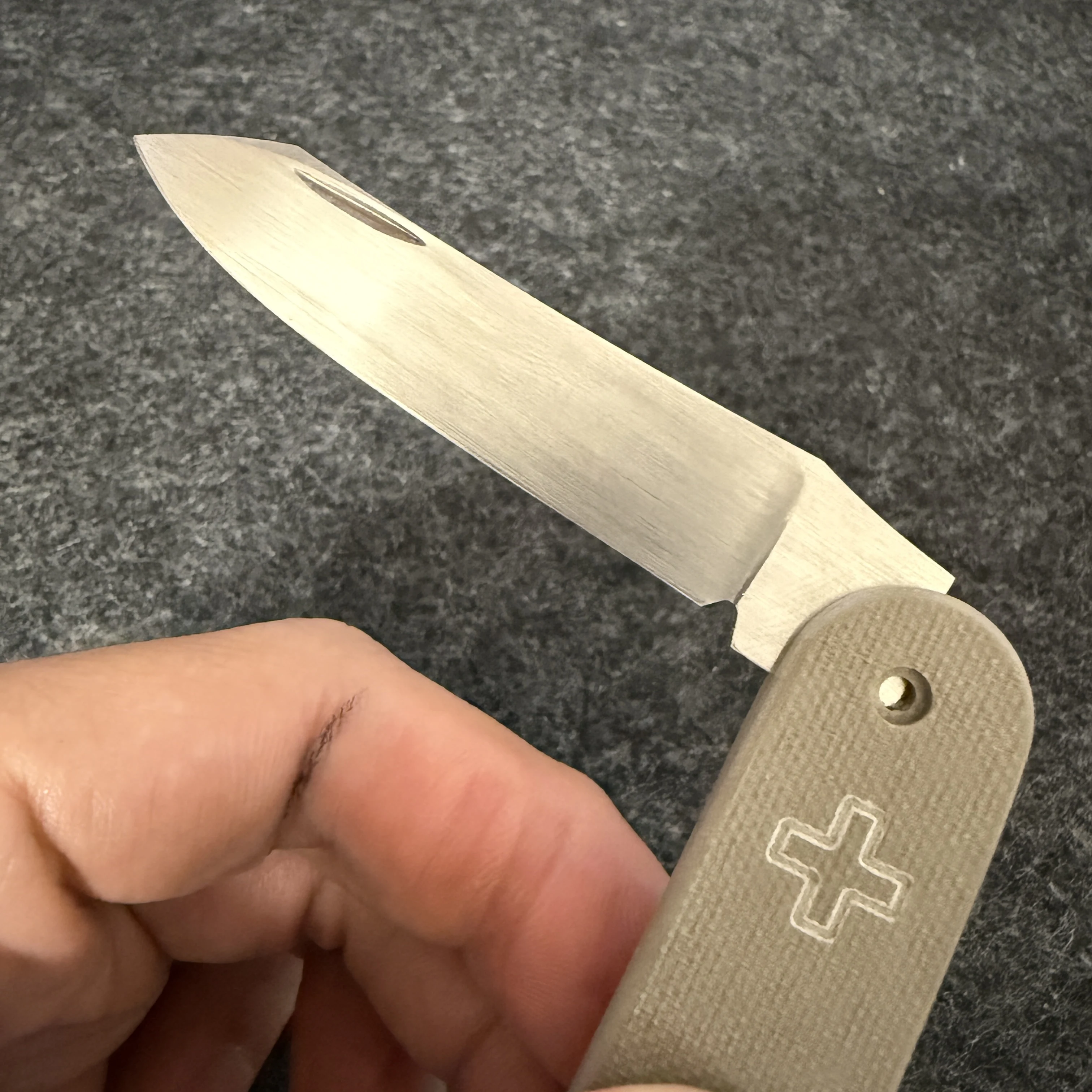 Handmade VG10 Steel Non-original shape Replacement Blade for 91mm Victorinox Swiss Army Knife SAK DIY Accessories
Handmade VG10 Steel Non-original shape Replacement Blade for 91mm Victorinox Swiss Army Knife SAK DIY Accessories
