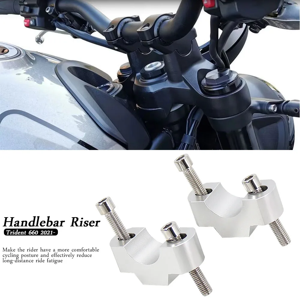 2021 NEW Motorcycle For Trident 660 Handlebar Riser 28MM Drag Handle Bar Clamp Extend Adapter
2021 NEW Motorcycle For Trident 660 Handlebar Riser 28MM Drag Handle Bar Clamp Extend Adapter