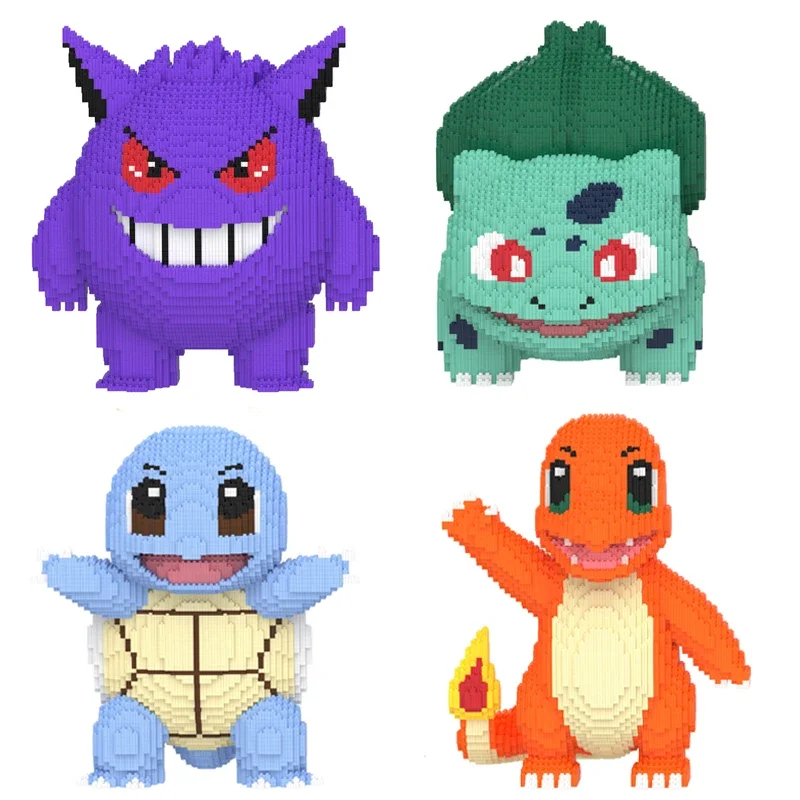 2026 New Pokemon Pikachu Building Blocks Bulbasaur Charmander 3D Model Assembly Mini Brick Figure Toys Home Decoration Kids Gift
2026 New Pokemon Pikachu Building Blocks Bulbasaur Charmander 3D Model Assembly Mini Brick Figure Toys Home Decoration Kids Gift
