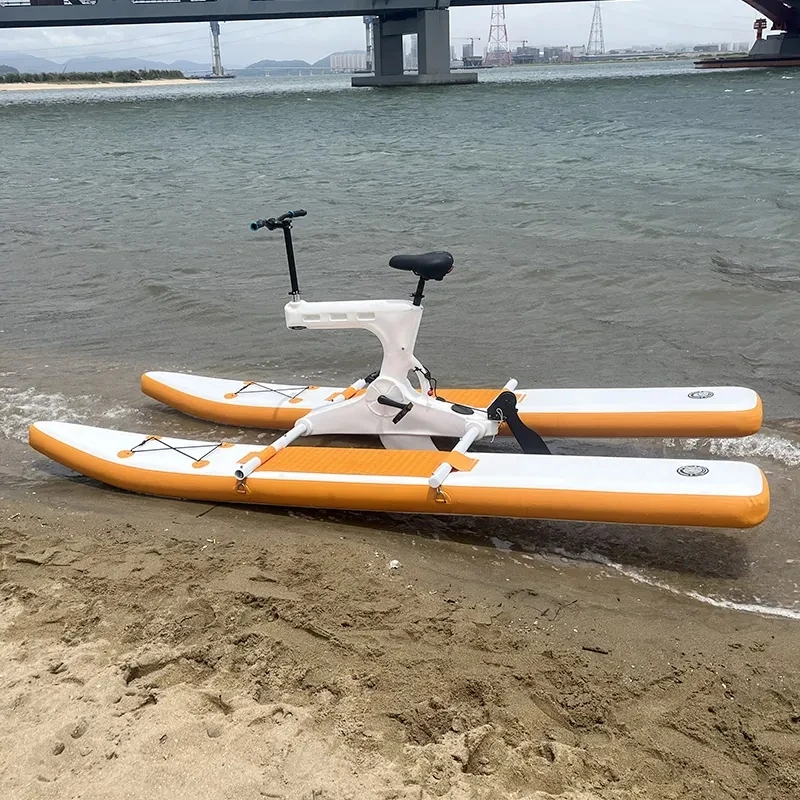 New Design 1 Person Yellow High Quality PVC Inflatable Water Bike On Rivers
New Design 1 Person Yellow High Quality PVC Inflatable Water Bike On Rivers