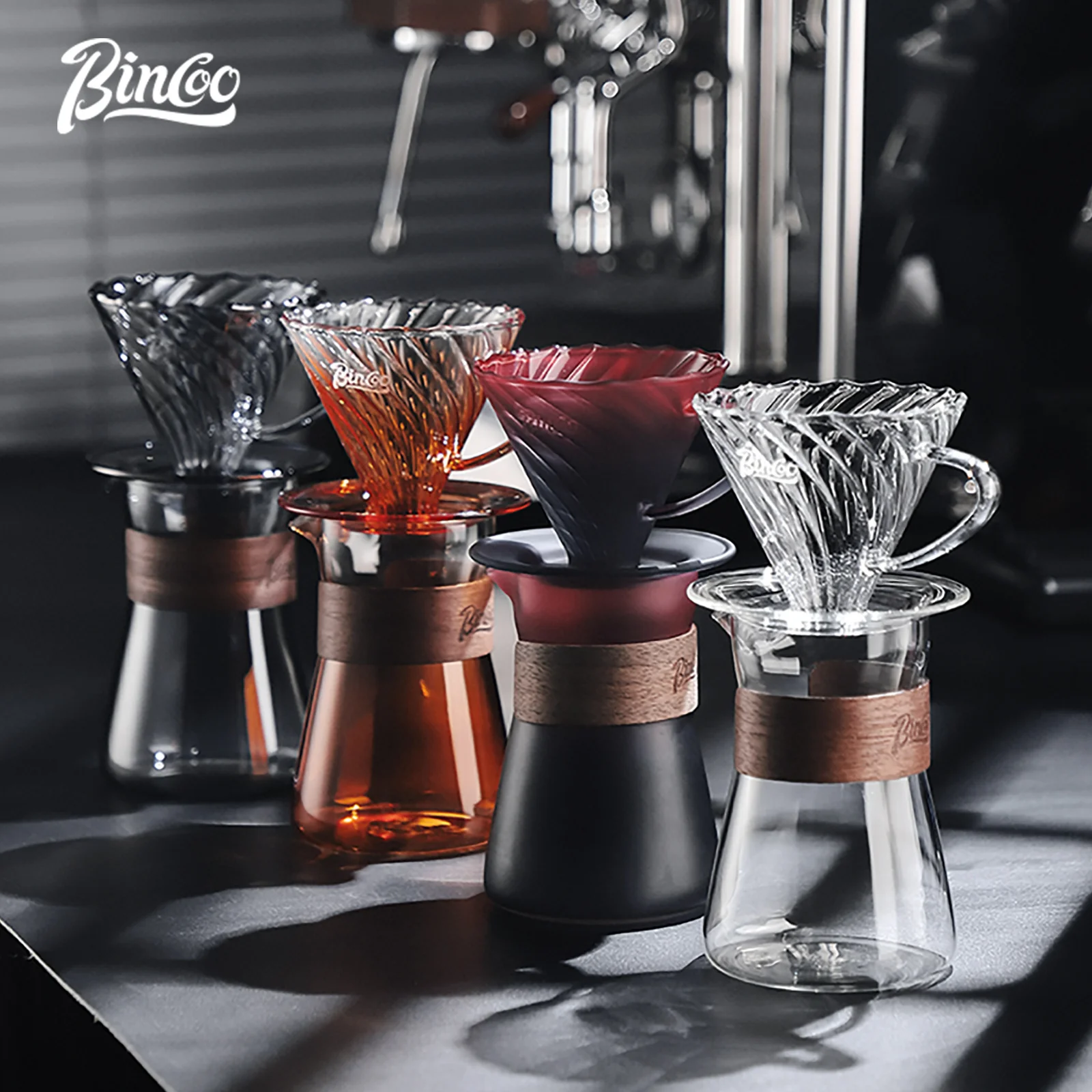 Bincoo Pour Over Coffee Maker Set Reusable Coffee Filter Dripper Glass Coffee Hand Brewing Coffee Sharing Pot Funnel Filter Cups
Bincoo Pour Over Coffee Maker Set Reusable Coffee Filter Dripper Glass Coffee Hand Brewing Coffee Sharing Pot Funnel Filter Cups
