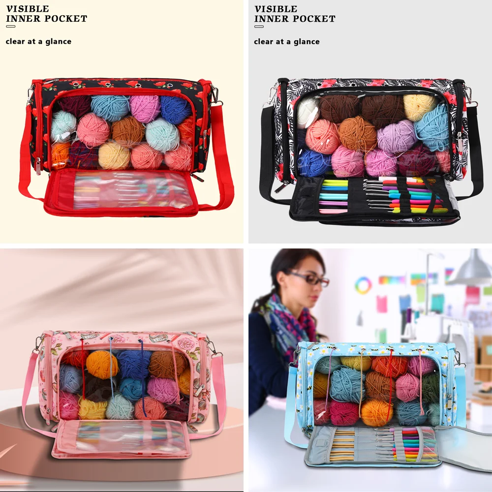 Crochet Yarn Backpack Knitting Bags Storage Organizer Supplies Sewing Accessories Portable Comfortable Durable Tote
Crochet Yarn Backpack Knitting Bags Storage Organizer Supplies Sewing Accessories Portable Comfortable Durable Tote
