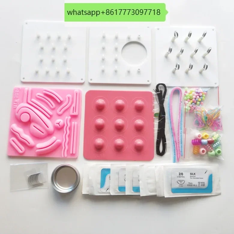 Laparoscopic Simulator Instruments For Nurse Students Laparoscopy Trainer Training Box Module Surgical Sutures Kit Tools
Laparoscopic Simulator Instruments For Nurse Students Laparoscopy Trainer Training Box Module Surgical Sutures Kit Tools