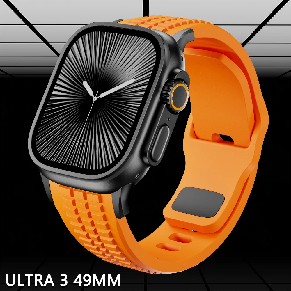 Силиконовый деловой ремешок для Apple Watch Ultra 3 2 1 49 мм серии 11 10 46 мм Мягкий спортивный ремешок для iwatch 9 8 7 6 5 SE 3 44 мм 45 мм
Силиконовый деловой ремешок для Apple Watch Ultra 3 2 1 49 мм серии 11 10 46 мм Мягкий спортивный ремешок для iwatch 9 8 7 6 5 SE 3 44 мм 45 мм