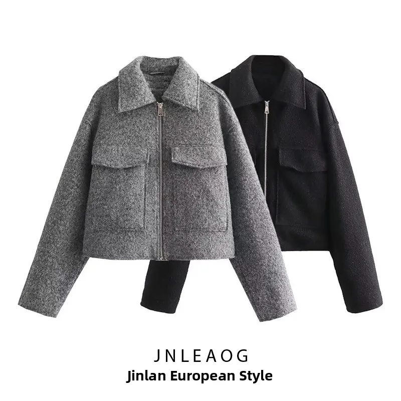 JNLEAOG Зимняя Новая Модная Повседневная Шерстяная Куртка с Жемчугом, Женская Верхняя Одежда, Стильное Пальто из Полиэфирного Волокна для Дам
JNLEAOG Зимняя Новая Модная Повседневная Шерстяная Куртка с Жемчугом, Женская Верхняя Одежда, Стильное Пальто из Полиэфирного Волокна для Дам