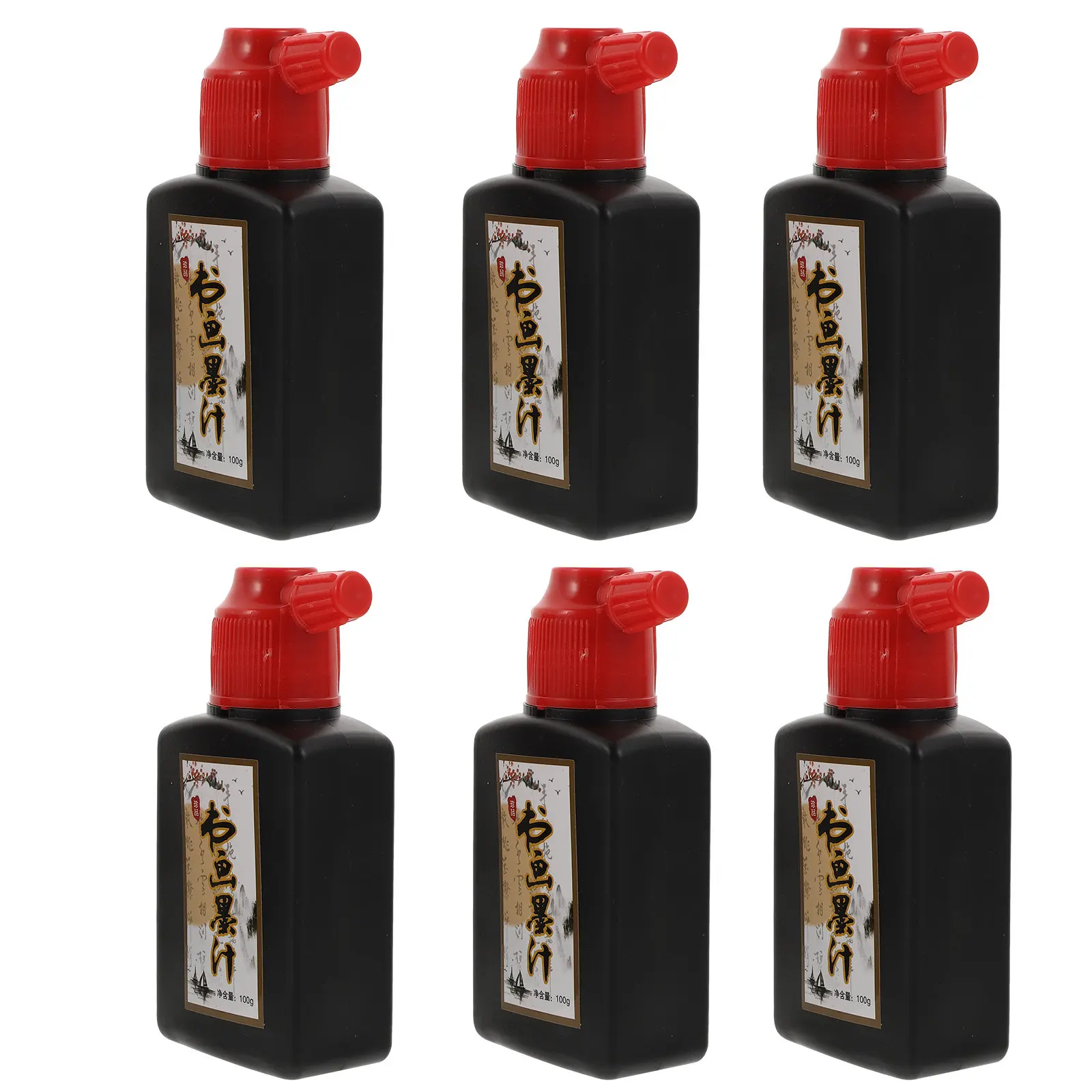 6Pcs Calligraphy Ink Natural Smooth Dense Texture Long-Lasting Color Perfect for Chinese Brush Painting Writing Scrapbook Art
6Pcs Calligraphy Ink Natural Smooth Dense Texture Long-Lasting Color Perfect for Chinese Brush Painting Writing Scrapbook Art