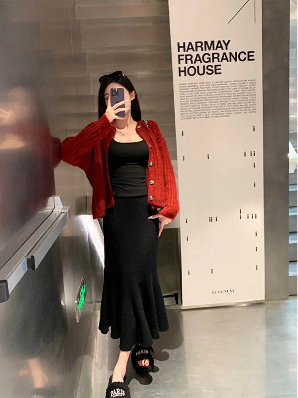 Qian an an Autumn Winter Thiened Bla Knitted Fi Tail Midi Skirt Women's Faion Slimming High Waist Street Sle A-Line...
Qian an an Autumn Winter Thiened Bla Knitted Fi Tail Midi Skirt Women's Faion Slimming High Waist Street Sle A-Line...