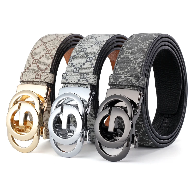 Men's Automatic Buckle Belt, Luxury B Letter Printed PU Leather Ratchet Belt, Adjustable Casual Business Dress Belt for Men, 3 C
Men's Automatic Buckle Belt, Luxury B Letter Printed PU Leather Ratchet Belt, Adjustable Casual Business Dress Belt for Men, 3 C