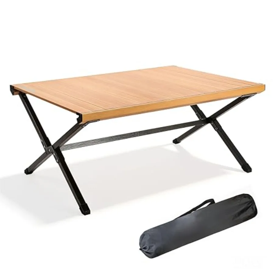 Folding Camping Table with Carry Bag Lightweight Aluminum Roll-Up Portable Table for Camping Picnics Beach and Tailgates Easy S
Folding Camping Table with Carry Bag Lightweight Aluminum Roll-Up Portable Table for Camping Picnics Beach and Tailgates Easy S