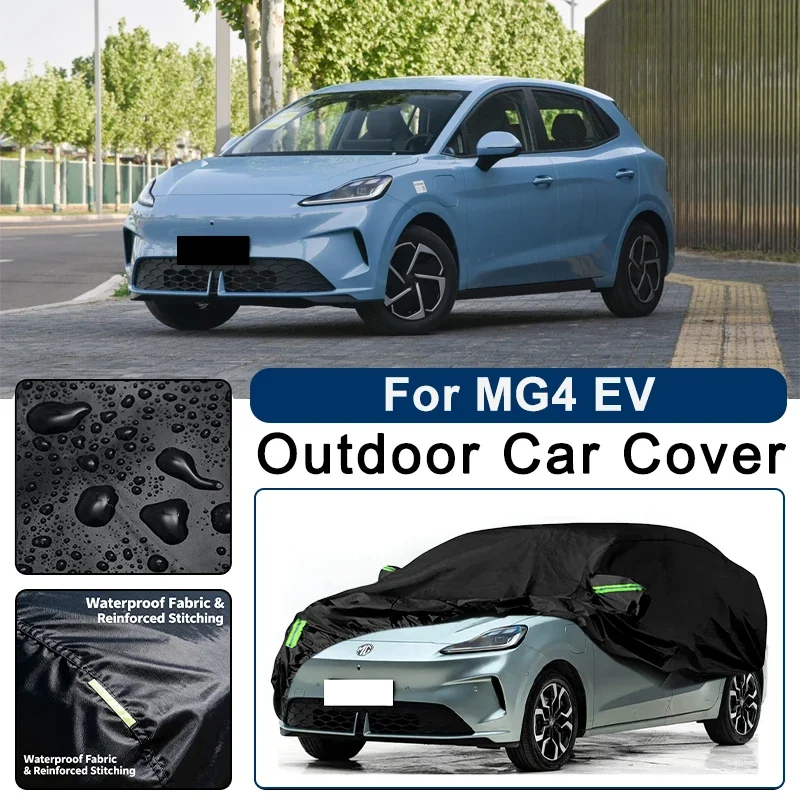 Outdoor Car Cover Waterproof Dustproof UV Sun Protection, Full Car Protector Exterior Accessories For MG4 EV 2022-2026
Outdoor Car Cover Waterproof Dustproof UV Sun Protection, Full Car Protector Exterior Accessories For MG4 EV 2022-2026
