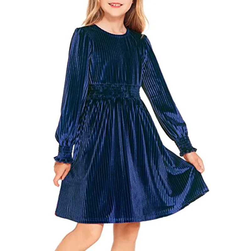 Red Green Blue Girls Dresses Velvet Clothes Winter Fall Long Sleeve Vintage Party Kid Dress 2 3 4 5 6 7 8 9 10 11 12 13 Year
Red Green Blue Girls Dresses Velvet Clothes Winter Fall Long Sleeve Vintage Party Kid Dress 2 3 4 5 6 7 8 9 10 11 12 13 Year