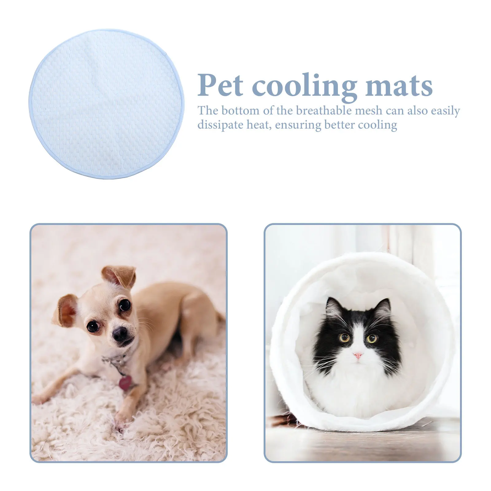 Dog Cat Cooling Mat Pet Summer Cooling Pad Soft Breathable Lightweight Nonslip Safe for Small Medium Large Pets
Dog Cat Cooling Mat Pet Summer Cooling Pad Soft Breathable Lightweight Nonslip Safe for Small Medium Large Pets