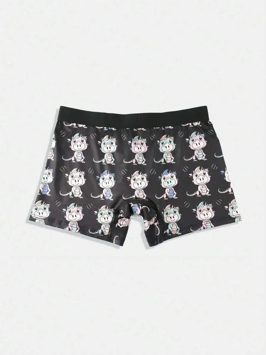 Mens Cartoon Print Boxer Briefs Comfortable Daily Underwear
Mens Cartoon Print Boxer Briefs Comfortable Daily Underwear
