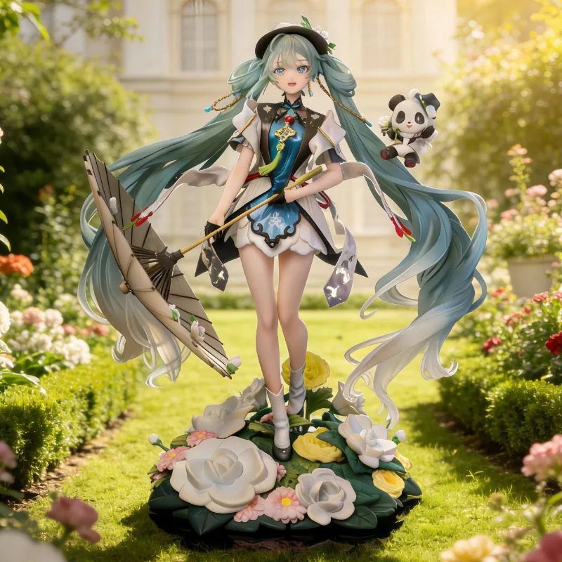 27cm Anime Hatsune Miku Model with Panda Manga Princess Action Figure Peripheral Collection PVC GK Statue Birthday Gift for Fans
27cm Anime Hatsune Miku Model with Panda Manga Princess Action Figure Peripheral Collection PVC GK Statue Birthday Gift for Fans
