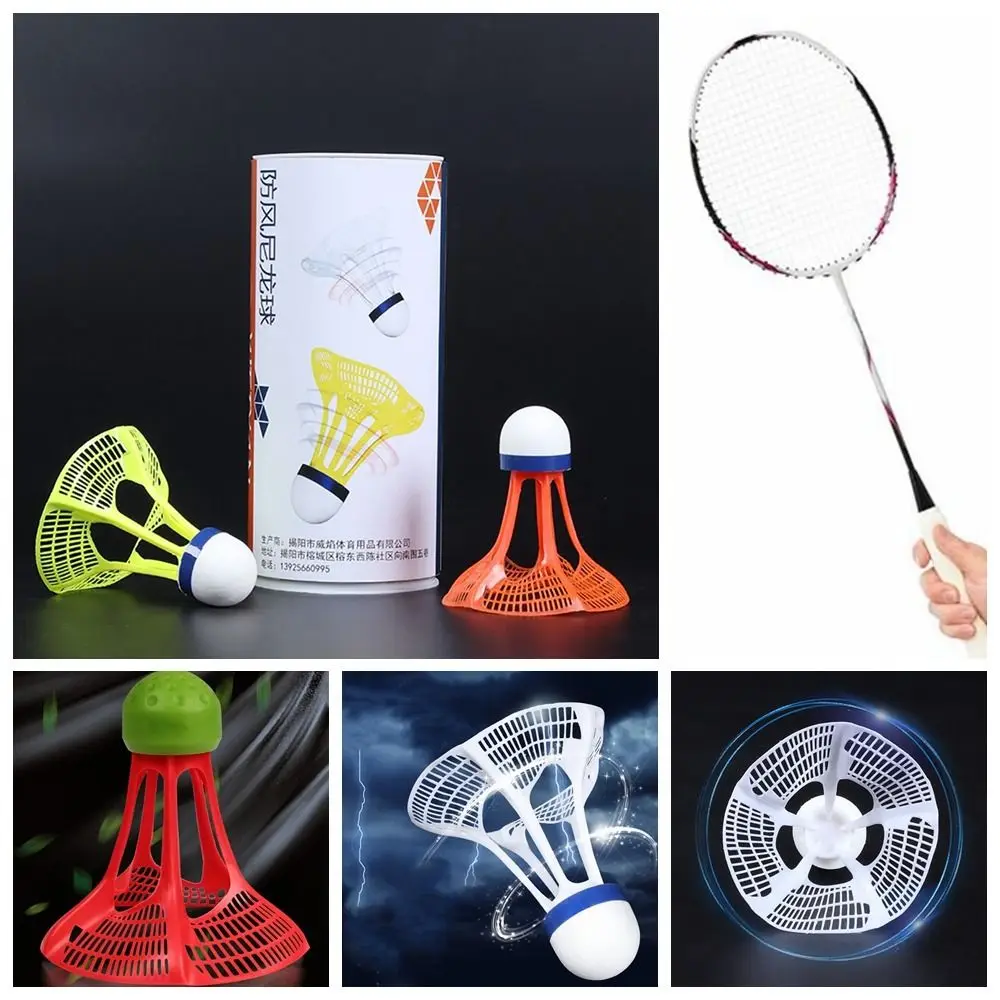 3PCS Nylon Multicolor Stable Windproof Badminton Shuttlecock Ball Wind Resistance Training Accessoires
3PCS Nylon Multicolor Stable Windproof Badminton Shuttlecock Ball Wind Resistance Training Accessoires
