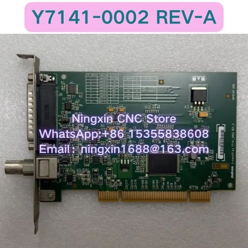 Second-hand Y7141-0002 REV-A Y7141 0002 REV A capture card Functional test OK Fast delivery
Second-hand Y7141-0002 REV-A Y7141 0002 REV A capture card Functional test OK Fast delivery