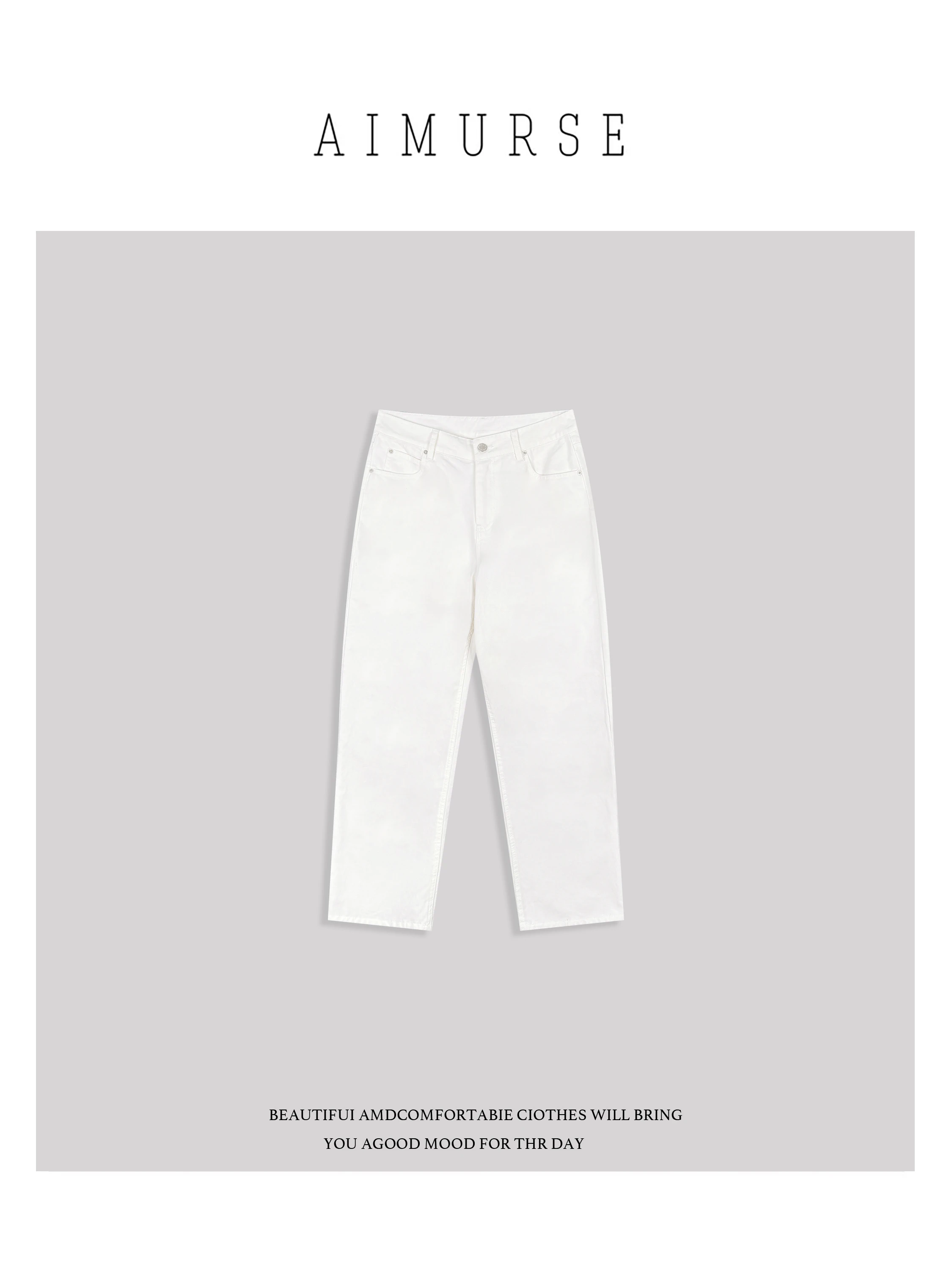 Pure Cotton Casual Pants Simple Nine Points Versatile Spring Leisure Trousers AIMURSE AM70185 Straight Leg Warmth Women's Fas...
Pure Cotton Casual Pants Simple Nine Points Versatile Spring Leisure Trousers AIMURSE AM70185 Straight Leg Warmth Women's Fas...