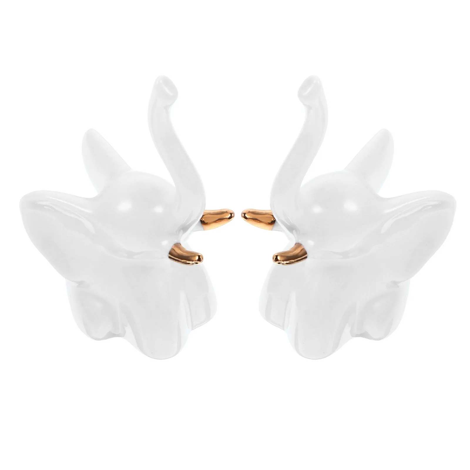 Набор из 1 шт. подставок для украшений в форме слона, позолоченный держатель для колец, ожерелий, браслетов, серег
Набор из 1 шт. подставок для украшений в форме слона, позолоченный держатель для колец, ожерелий, браслетов, серег