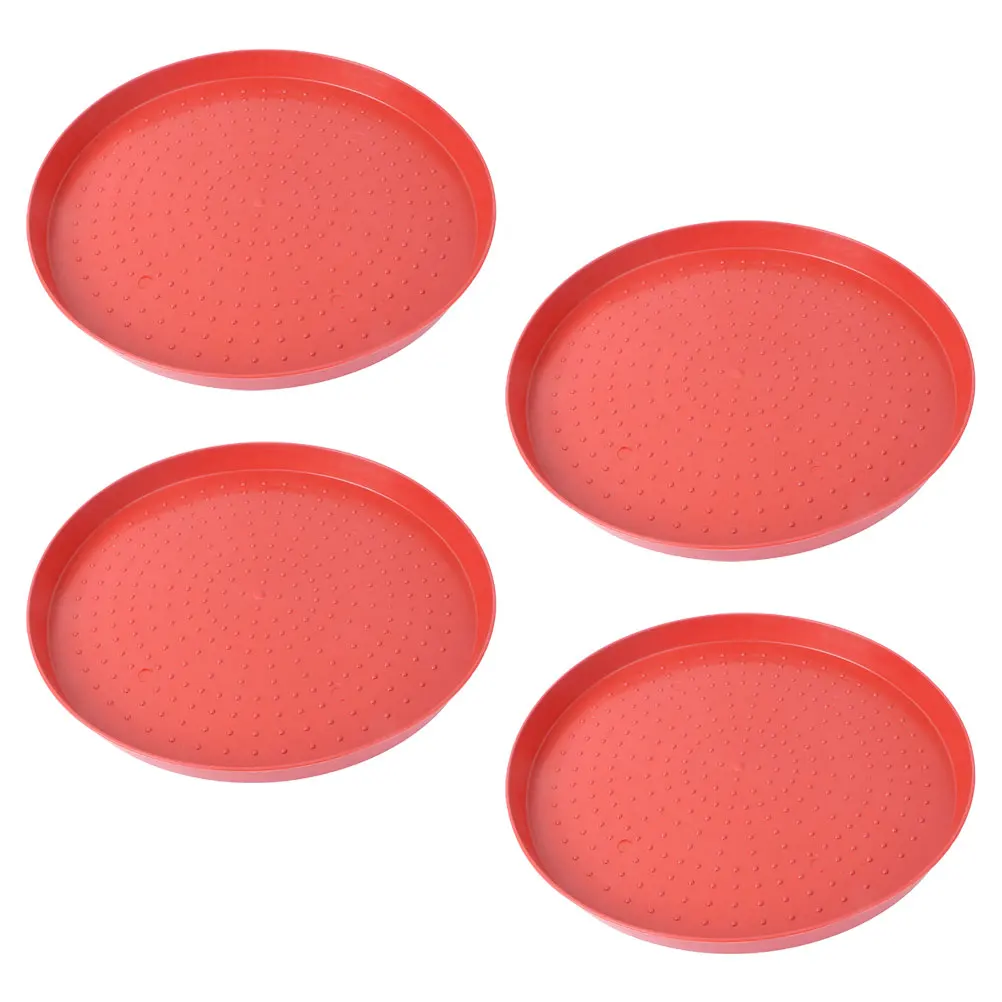 4 Pcs Starter Plate Chicken Duck Feeding Tray Small Poultry Pan Container Durable Plastic Reusable Chick Quail Bird Food
4 Pcs Starter Plate Chicken Duck Feeding Tray Small Poultry Pan Container Durable Plastic Reusable Chick Quail Bird Food