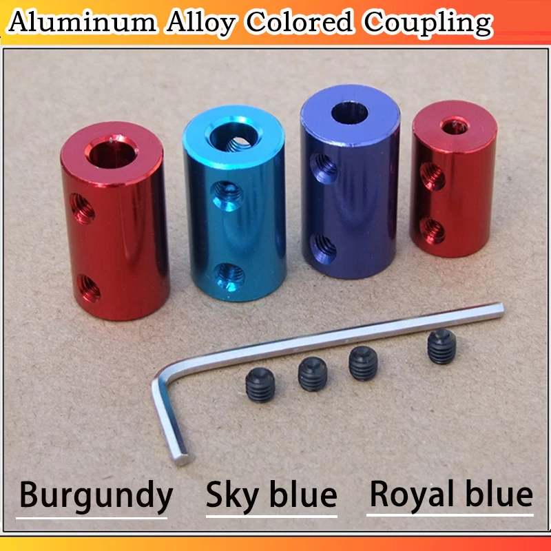 Aluminum Alloy Colored Coupling Length:25mm Specification:3~10 Full Series Rigid Coupling Set Screw Burgundy/Sky Blue/Royal Blue
Aluminum Alloy Colored Coupling Length:25mm Specification:3~10 Full Series Rigid Coupling Set Screw Burgundy/Sky Blue/Royal Blue