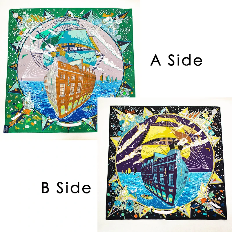 Роскошный шелковый шарф с двусторонним принтом, квадратные шарфы 65 см, украшение для сумки на голову, рождественский подарок, одежда, аксессуары для головы, корабль
Роскошный шелковый шарф с двусторонним принтом, квадратные шарфы 65 см, украшение для сумки на голову, рождественский подарок, одежда, аксессуары для головы, корабль