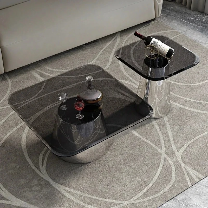 Итальянский журнальный столик из закаленного стекла для гостиной, домашний чайный столик, сочетание современного журнального столика
Итальянский журнальный столик из закаленного стекла для гостиной, домашний чайный столик, сочетание современного журнального столика