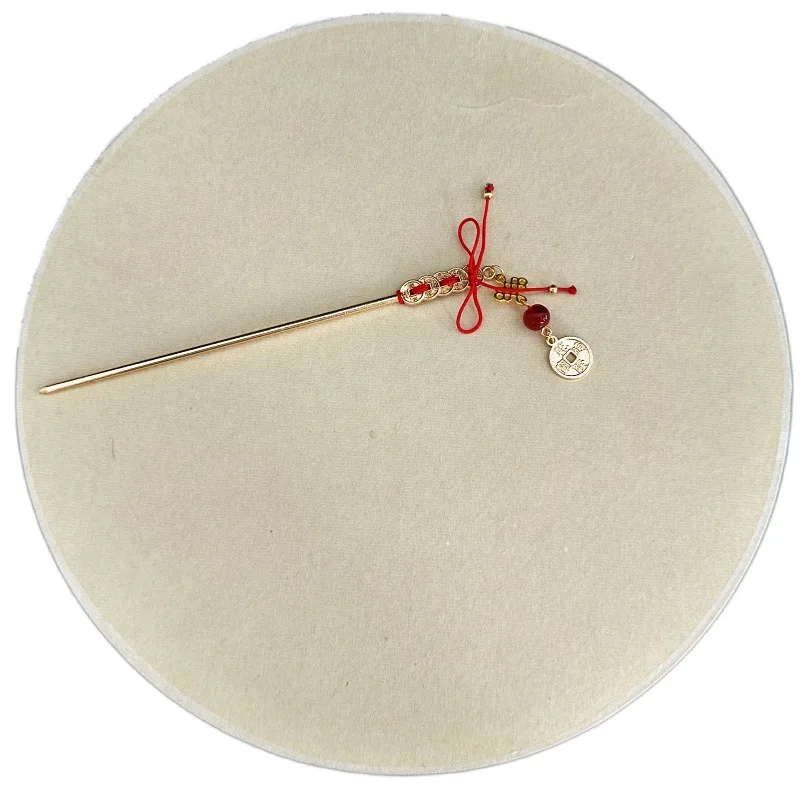 Antique Ancient Hair Stick Copper Coin Chinese Style New Year Hairpin Red Hair Accessories Tassel Hanfu Hair Fork
Antique Ancient Hair Stick Copper Coin Chinese Style New Year Hairpin Red Hair Accessories Tassel Hanfu Hair Fork