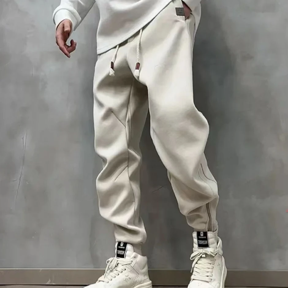 Spring Autumn New Men's Brand Embroidered Plus Velvet Harem Pants Loose Drawstring Zipper Fashion Sports Baggy Jogger Pants
Spring Autumn New Men's Brand Embroidered Plus Velvet Harem Pants Loose Drawstring Zipper Fashion Sports Baggy Jogger Pants