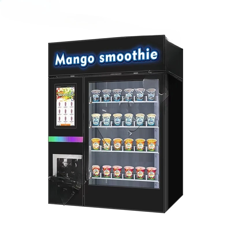 Supplier Smoothie Automatic Frozen Food Fresh Fruit 24 Hours Self-Service Ice Cream Smoothie Vending Machine
Supplier Smoothie Automatic Frozen Food Fresh Fruit 24 Hours Self-Service Ice Cream Smoothie Vending Machine