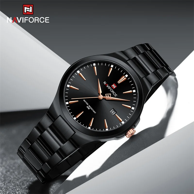 2023 Top Brand NAVIFORCE Men'S Luxury Quartz Watch Waterproof Stainless Steel Strap Wristwatch Business Clock Relogio Masculino
2023 Top Brand NAVIFORCE Men'S Luxury Quartz Watch Waterproof Stainless Steel Strap Wristwatch Business Clock Relogio Masculino
