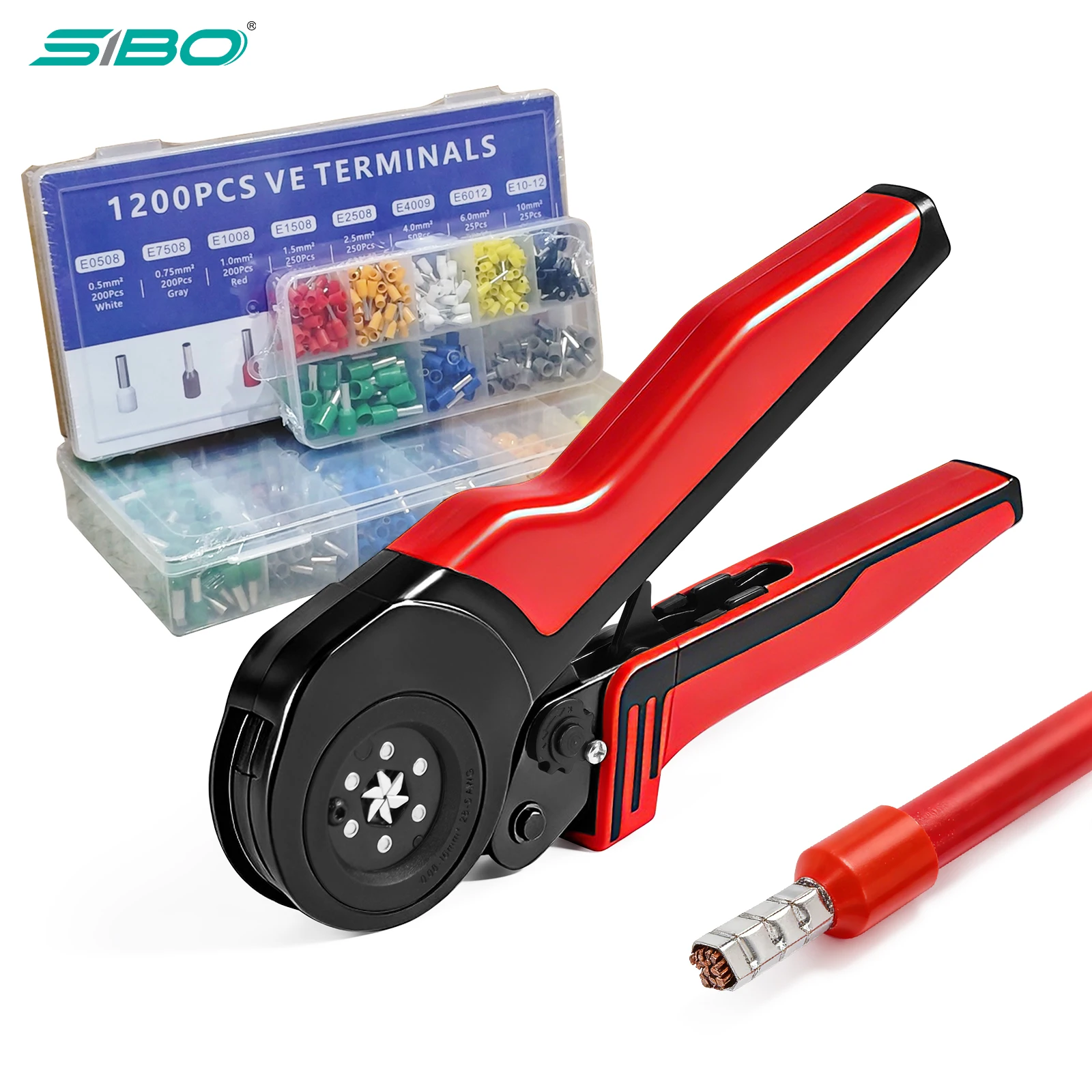 Ferrule Crimping Tool Kit Hexagonal Wire Ferrule Crimper Plier AWG28-5/0.08-16mm² for Tubular Wire Ferrules Terminals Connectors
Ferrule Crimping Tool Kit Hexagonal Wire Ferrule Crimper Plier AWG28-5/0.08-16mm² for Tubular Wire Ferrules Terminals Connectors
