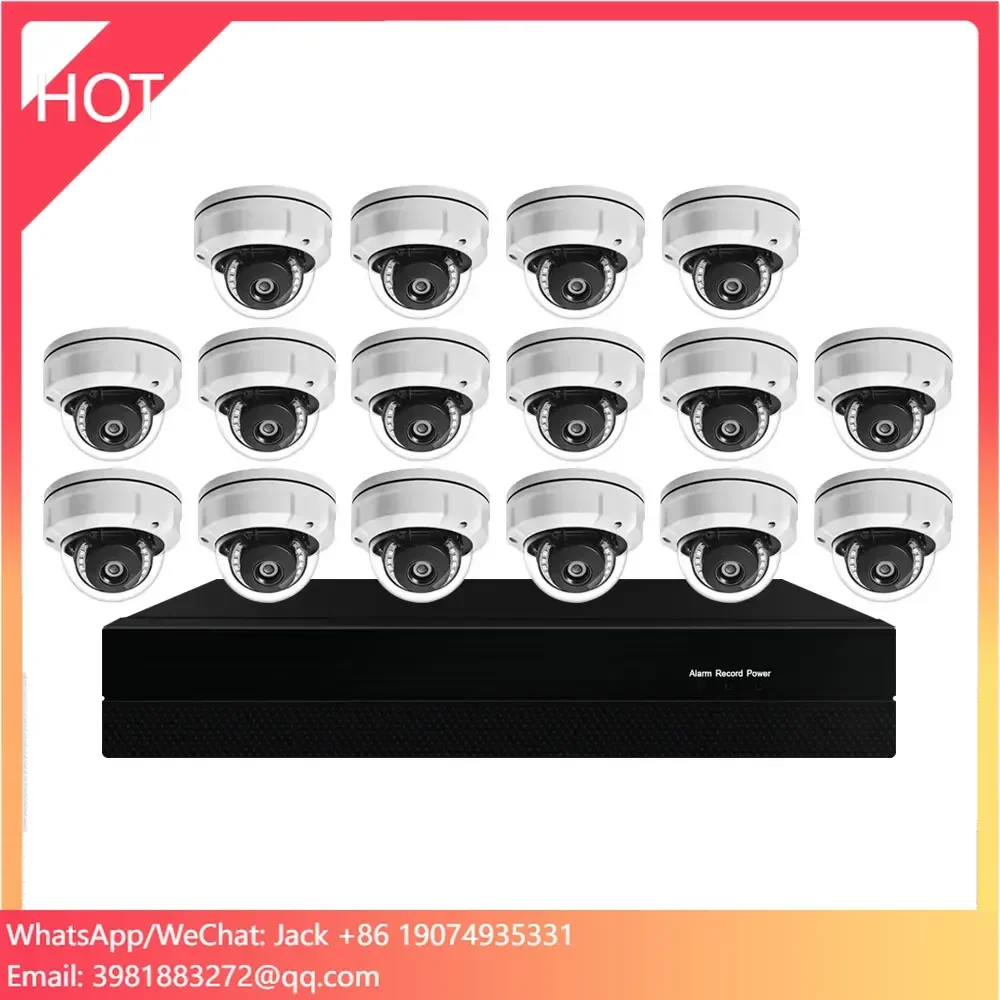 Indoor Outdoor 16 Channel IP Security Cameras Systems 5MP 16ch NVR Kit Camera Video Surveillance with 4TB HDD 
Indoor Outdoor 16 Channel IP Security Cameras Systems 5MP 16ch NVR Kit Camera Video Surveillance with 4TB HDD