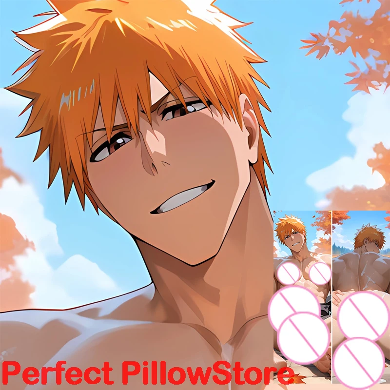 Dakimakura anime Kurosaki Ichigo Double-sided Print Life-size body pillows cover Adult pillowcase
Dakimakura anime Kurosaki Ichigo Double-sided Print Life-size body pillows cover Adult pillowcase