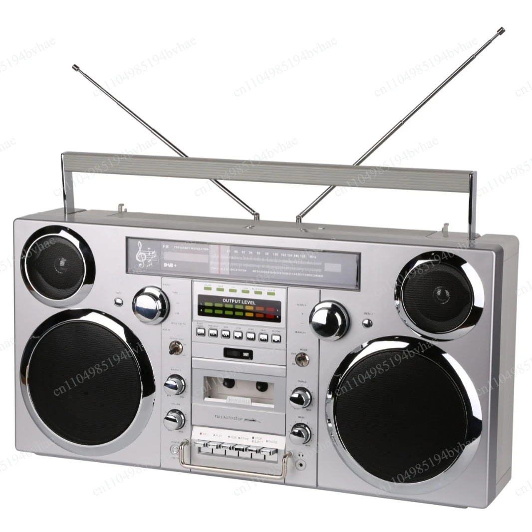 New CD player, large capacity cassette radio, wireless Bluetooth speaker
New CD player, large capacity cassette radio, wireless Bluetooth speaker