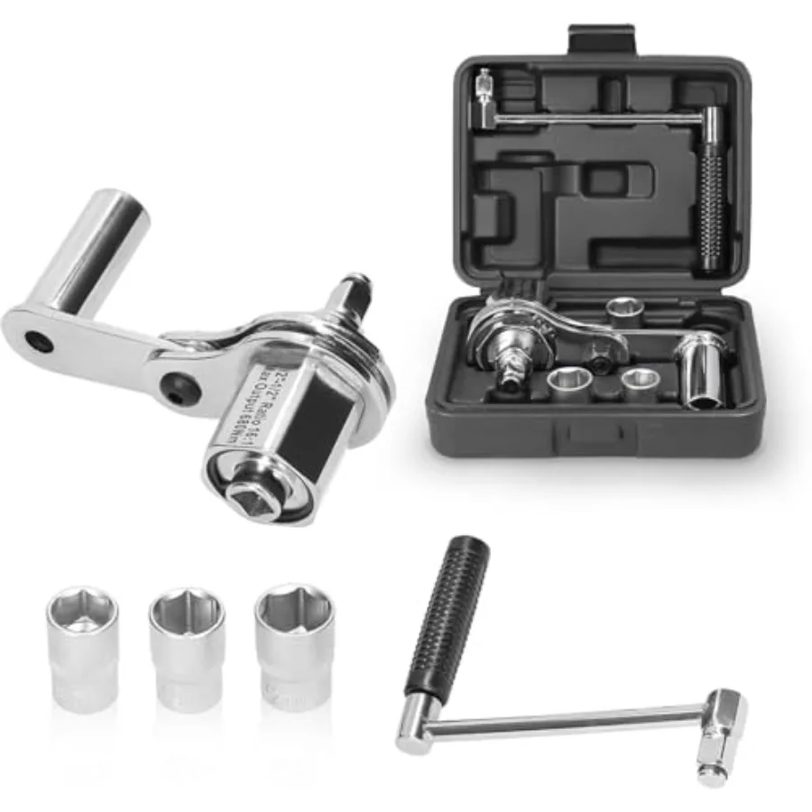 Torque Multiplier Wrench Set - 1:16 Torsional Torque Wrench Lug Nut Remover Tool Set Labor Saving Torque Multiplier 1/2 Drive w
Torque Multiplier Wrench Set - 1:16 Torsional Torque Wrench Lug Nut Remover Tool Set Labor Saving Torque Multiplier 1/2 Drive w