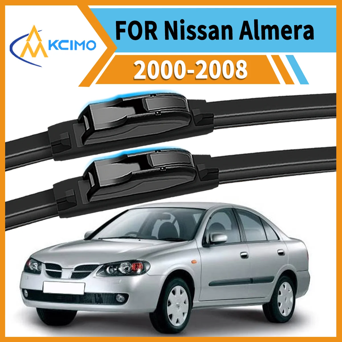 Premium 2-Pack Wiper Blades For Nissan Almera N16 2000–2008 All-Weather Reliability Reduced Streaking Enhanced Driver Visibility
Premium 2-Pack Wiper Blades For Nissan Almera N16 2000–2008 All-Weather Reliability Reduced Streaking Enhanced Driver Visibility